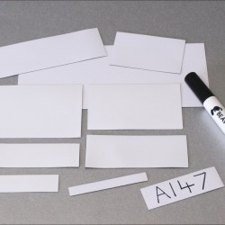 White Magnetic Location Holders LM18