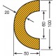 Impact Protection Profiles (Curvature For Pipes 50-70mm) 422.17.049
