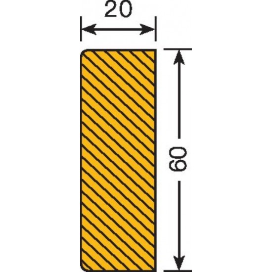 Traffic-Line Foam Impact Protection Profiles (Rectangle 60/20) 422.19.912 Traffic-Line Foam Impact Protection Profiles (Rectangle 60/20) 422.19.912