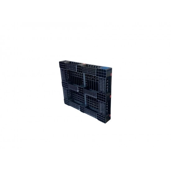 Recycled Black Plastic Solid Deck Plastic Pallet PDP1210HC Recycled Black Plastic Solid Deck Plastic Pallet PDP1210HC