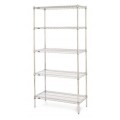 Metro Super Erecta Chrome 5 Tier Shelving Units