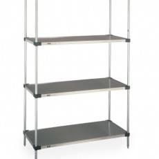 Metro Super Erecta Solid Stainless Steel 4 Tier Starter Units Metro Super Erecta Solid Stainless Steel 4 Tier Starter Units