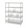 Metro Super Erecta Chrome 4 Tier Shelving Units