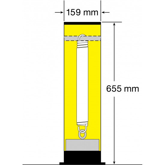 Heavy Duty Flex Bollard (Rotating) 199.22.128