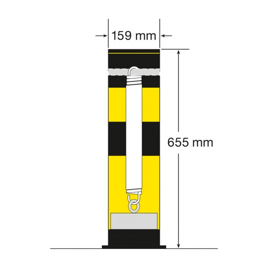 Heavy Duty Flex Bollard (Rotating) 199.22.128