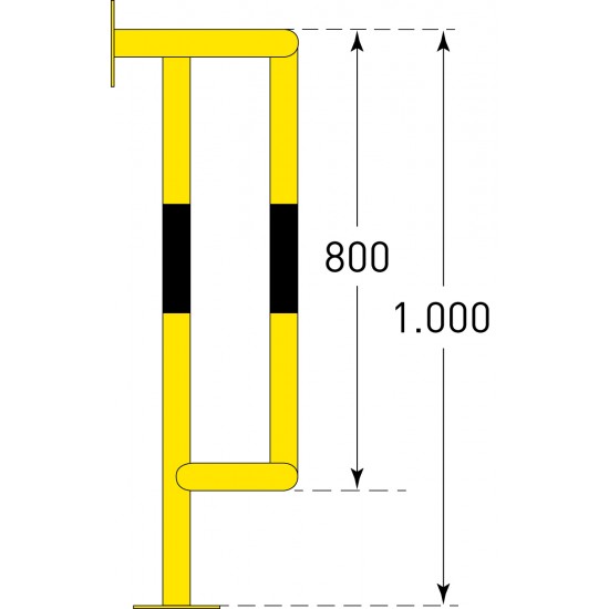 Traffic Line Vertical Pipe Protectors (Ground & Wall Fixing) Traffic Line Vertical Pipe Protectors (Ground & Wall Fixing)