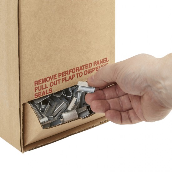 Polypropylene Strap & Seal Kit 650m Strapping and 250 Metal Seals 12/SSK