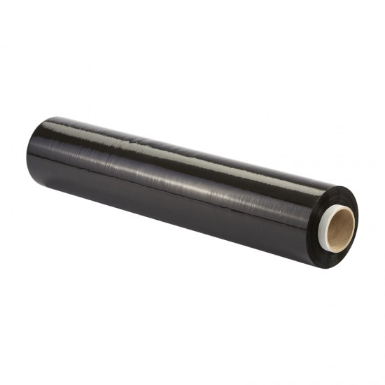 25 Micron Thick 500mm Wide Black Hand Pallet Stretch Film 25 Micron Thick 500mm Wide Black Hand Pallet Stretch Film