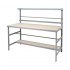 Economy Packaging Bench With Shelf & Rail EB-251