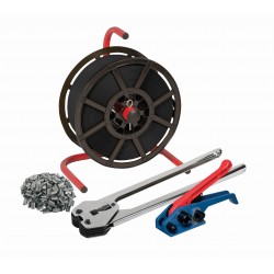 Starter Kit (Polypropylene Strapping, Tension & Sealer + Seals) With Static Dispenser PPSK8 Starter Kit (Polypropylene Strapping, Tension & Sealer + Seals) With Static Dispenser PPSK8