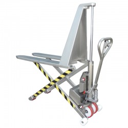 Stainless Steel Electric High Lift 1000kg Capacity Hand Pallet Truck LISHE