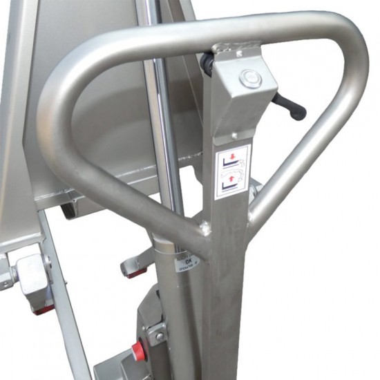 Stainless Steel Electric High Lift 1000kg Capacity Hand Pallet Truck LISHE