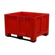 610 Litre Solid Plastic Box Pallets Red BPB1210SR2