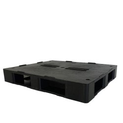Black Plastic Open Deck Plastic Pallet PP1210EP3