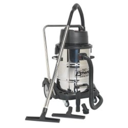 Wet & Dry 77L 2400W Stainless Drum Vacuum Cleaner PC477