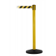 Safety Master Yellow Free-Standing Retractable Belt Barrier