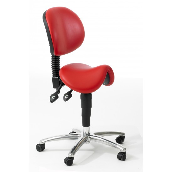 Dental Upholstered Saddle Stool SA.BR Dental Upholstered Saddle Stool SA.BR