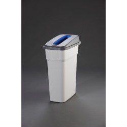 55 Litre Slim Grey Plastic Recycling Bins