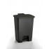 15 litre pedal operated step on container waste bins PLPED15