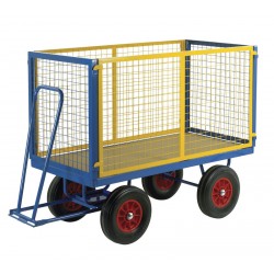 Turntable Truck With Mesh Cage TR120MS