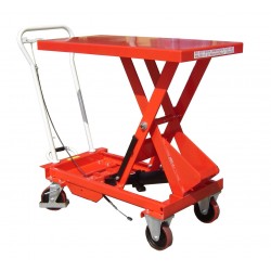 Premium Manual Operated 500kg Mobile Scissor Lift Table