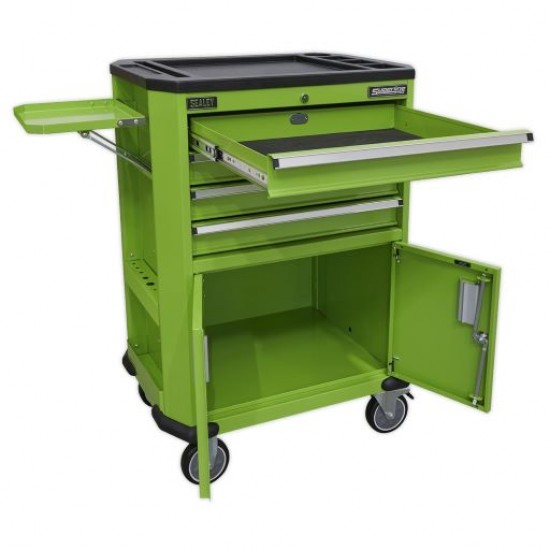 Superline Pro 4 Drawer + 2 Cupboard Tool Trolley AP980MTHV Superline Pro 4 Drawer + 2 Cupboard Tool Trolley AP980MTHV