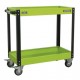 Superline Pro Hi-Viz Green 2 Tier Heavy-Duty Workshop Trolley CX109HV Superline Pro Hi-Viz Green 2 Tier Heavy-Duty Workshop Trolley CX109HV