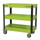 Superline Pro Hi-Viz Green 3 Tier Heavy-Duty Workshop Trolley CX110HV Superline Pro Hi-Viz Green 3 Tier Heavy-Duty Workshop Trolley CX110HV