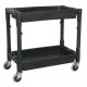 Impact Resistant 2 Shelf Heavy-Duty Trolley CX204 Impact Resistant 2 Shelf Heavy-Duty Trolley CX204