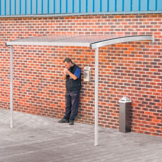 Wall Mounted Smoking Shelter