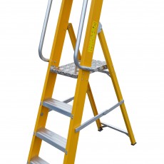 Heavy Duty Glassfibre Platform Steps With Handrails   Heavy Duty Glassfibre Platform Steps With Handrails