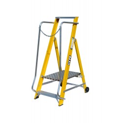 Extra Wide Glassfibre Platform Step Ladders NYFWP2