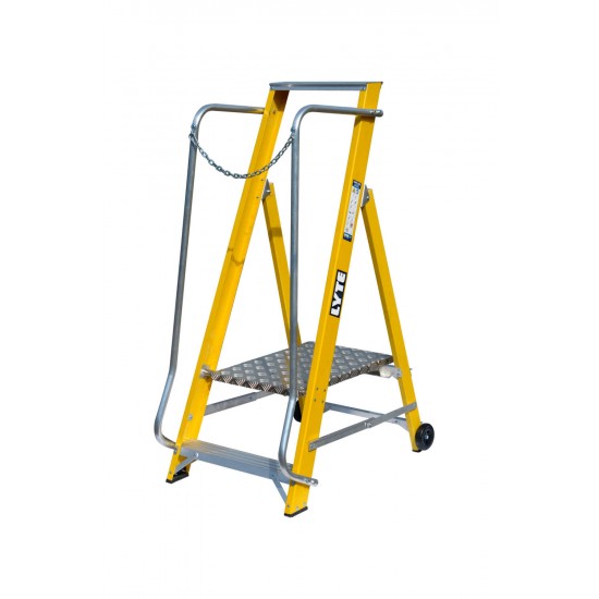 Extra Wide Glassfibre Platform Step Ladders NYFWP2