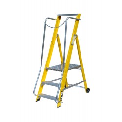 Extra Wide Glassfibre Platform Step Ladders NYFWP2