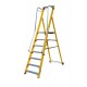 Extra Wide Glassfibre Platform Step Ladders NYFWP2