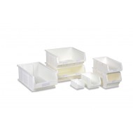 Barton Topstore White Antibacterial TC Semi-Open Fronted Containers
