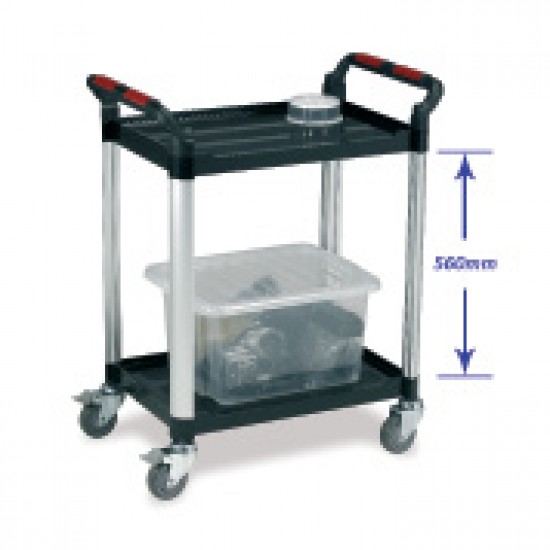 2 Shelf Utility Tray Trolley 2 Shelf Utility Tray Trolley