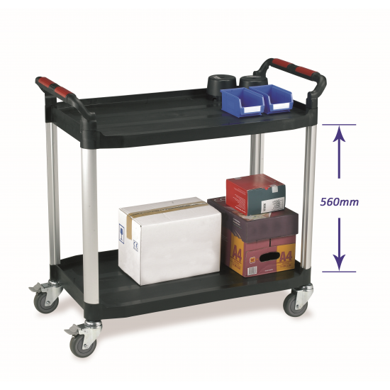 2 Shelf Utility Tray Trolley 2 Shelf Utility Tray Trolley