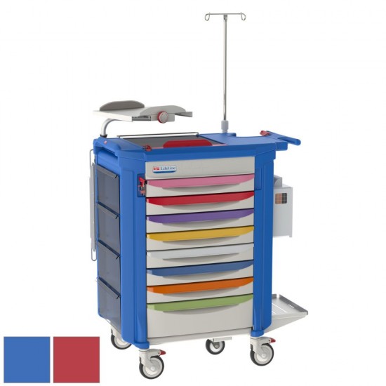 Metro Lifeline Paediatric Crash Cart LECPEDS2 