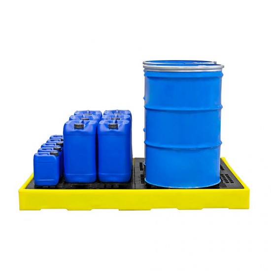 Polyethylene  Low Profile 4 Drum Sump Floor BF4