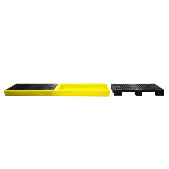 Polyethylene Low Profile In-Line 4 Drum Sump Floor BF4S