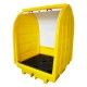 Outdoor Hard Covered Spill Pallet For 4 x 205 Litre Drums BP4HC